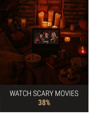Watch scary movies  L N NG VIO 32% 